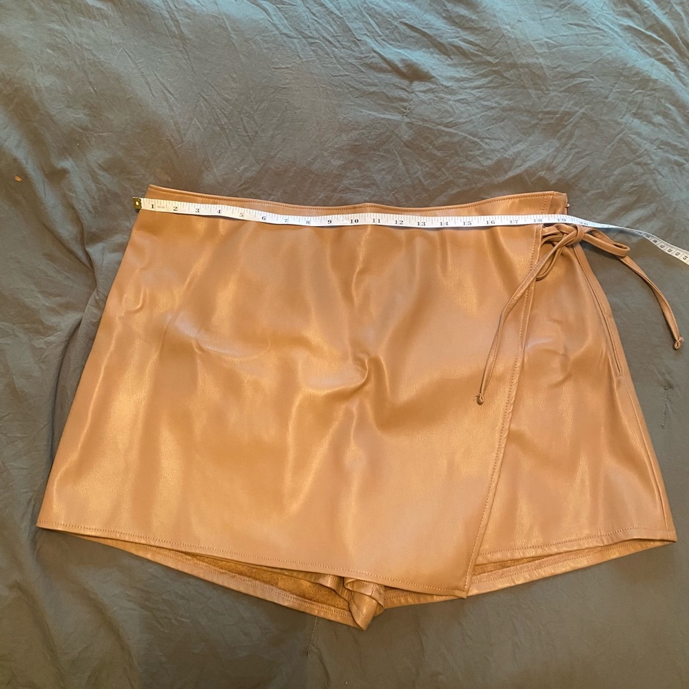 Abercrombie & Fitch Tan Mini Skirt
